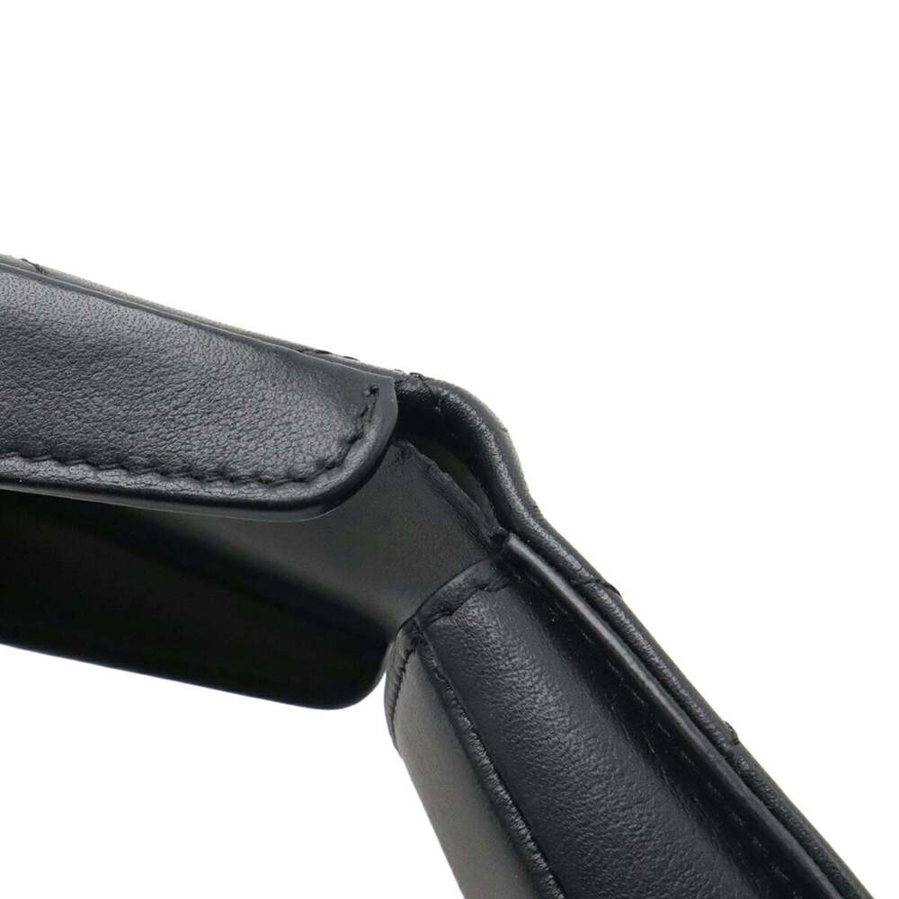 CHANEL Black Leather Logo Wallet - Picture 9 of 10
